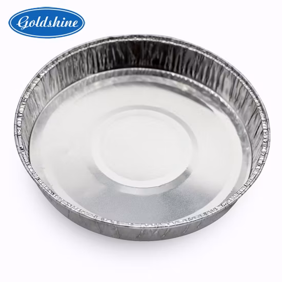 Plat à pizza rond en aluminium de 7 pi diaposable